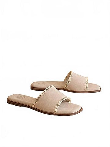 Oasis Society Women's Emmie Border Stitch Summer Sandals (view 2)