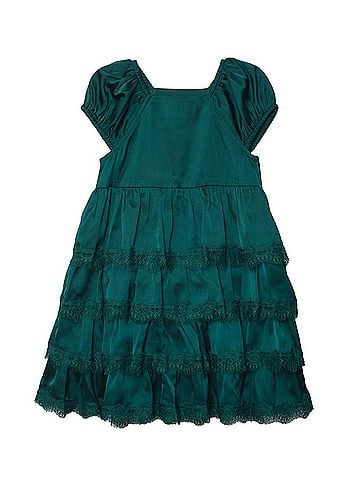 Isobella & Chloe Girl's Cap Sleeve Lace Tiered Dress (view 1)