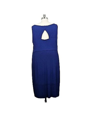 Eileen Fisher Wide Neck Oval Dress Casual Dress (view 2)