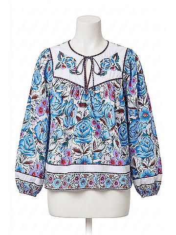 Cleobella Laura Blouse in Fluora (view 1)