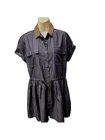 Sea New York Chambray Shirt Dress Casual Dress (view 2)
