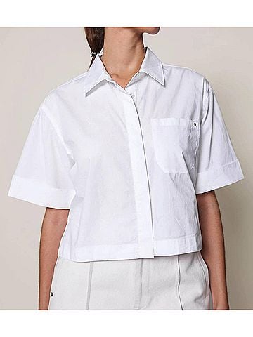 Cleobella Ama Blouse in White (view 2)