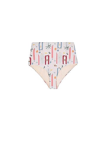 Carolina K Women's Nina Bikini Bottom in White (view 1)