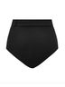 EVARAE Solid Black Women's Elena Bikini Bottom in Black Size 6 - photo 2