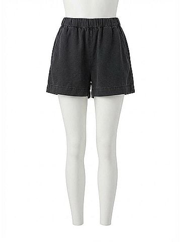 Z Supply Evergreen Road Shorts in Storm (view 1)