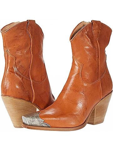 Free People Women's Brayden Western Boots in Taupe (view 2)