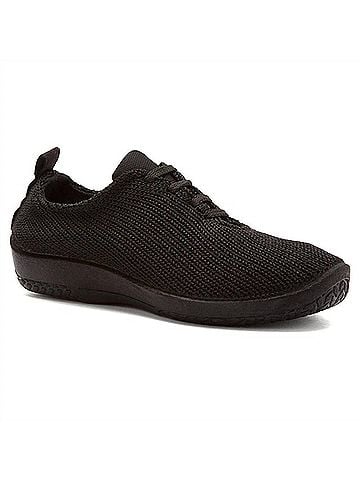 Arcopedico Women's Ls Knit Sneaker in Black (view 1)