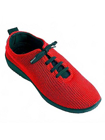 Arcopedico Women's Ls Knit Sneaker in Red (view 1)