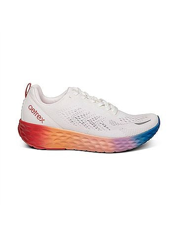 Aetrex Women's Danika Arch Support Sneaker in White Ombre (view 2)