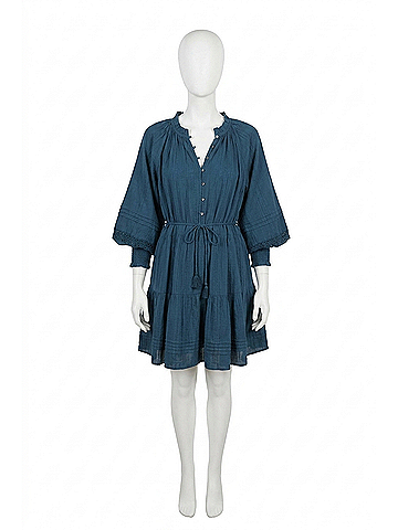 Cleobella Meadow Mini Dress in Navy (view 1)