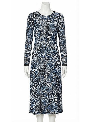 Johnny Was The Jane Favorite Aline Knit Dress in Blue (view 1)