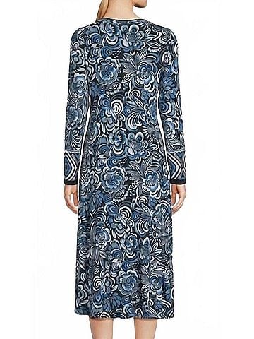 Johnny Was The Jane Favorite Aline Knit Dress in Blue (view 2)