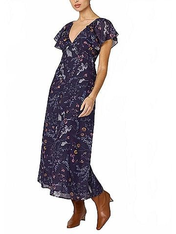 Cleobella Victoria Midi Dress in Viviana Print (view 2)