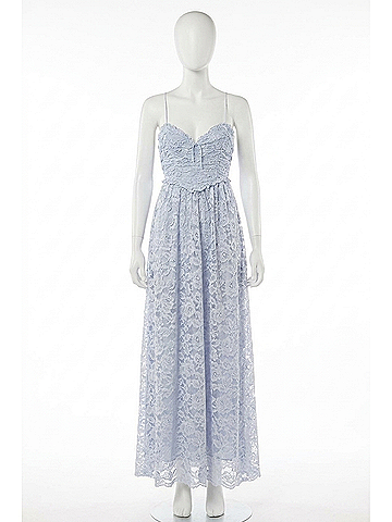 For Love & Lemons Women's Joelle Maxi Dress in Blue (view 1)