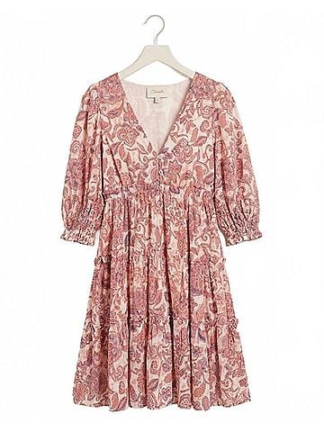 Cleobella Lavinia Mini Dress in Amara Floral (view 2)