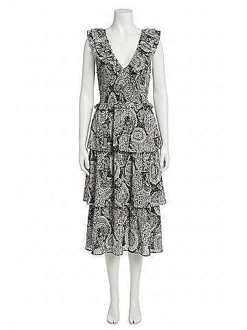 Cleobella Lucy Midi Dress in Geo Print (view 1)