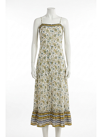 Cleobella Mae Midi Dress in Floral Polka Block Print (view 1)