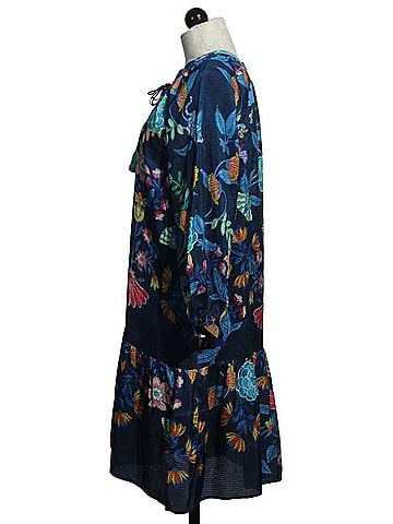 Johnny Was Tassel 3/4 Sleeves Dress in Elizabeth (view 2)