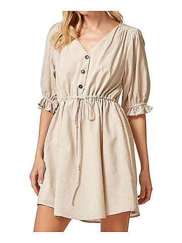 Andree by UNIT Just For Fun Dress in Natural (view 2)