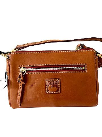 Dooney & Bourke Pocket Wristlet Clutch Natural Leather Shoulder Bag (view 2)