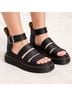 Dr. Martens 100% Leather Black Sandals Size 10 - photo 9