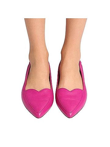 French Sole Claudia Heart Flats (view 1)
