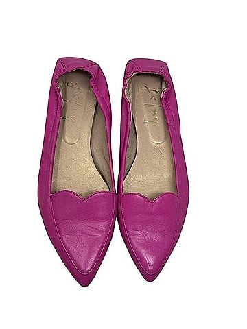 French Sole Claudia Heart Flats (view 2)