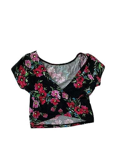Ambiance Apparel Short Sleeve Blouse (view 1)