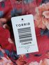 Torrid 100% Polyester Floral Red Pink Blue Casual Dress Size 1X - photo 6