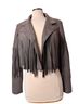 Saints & Hearts Solid Gray Jacket Size M - photo 2