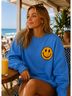 Aviator Nation Solid Blue Pullover Sweater Size M - photo 5