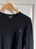 Ralph Lauren 100% Cotton Black Pullover Sweater Size M - photo 4