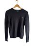 Ralph Lauren 100% Cotton Black Pullover Sweater Size M - photo 1