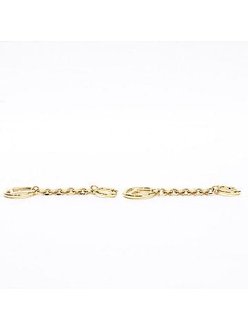 Fendi FENDI 1A0920 F is Fendi Chain Earrings, Gold Color, Women's (view 2)