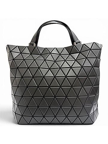 Bao Bao Issey Miyake BAOBAO ISSEY MIYAKE BB31 AG311 CRYSTAL MATTE 2-Way Shoulder Tote Bag, Black, Made in Japan, Authentic, Women's. (view 2)