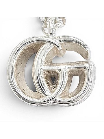 Gucci GUCCI 770724 Double G Necklace, 925 Sterling Silver, Weight 5.4g, Women's, Comes with Box and Dust Bag, Very Popular, Highly Recommended! (view 1)
