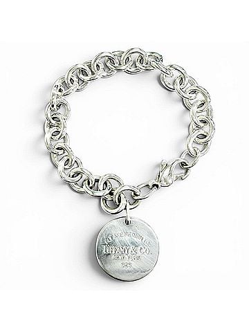 Tiffany & Co. TIFFANY&Co. Tiffany & Co. Return to Round Tag Bracelet, 925 Sterling Silver, 18cm, Weight 36.14g, Women's/Men's. (view 1)