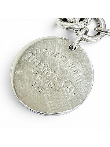 Tiffany & Co. TIFFANY&Co. Tiffany & Co. Return to Round Tag Bracelet, 925 Sterling Silver, 18cm, Weight 36.14g, Women's/Men's. (view 2)