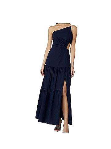 Milly One Shoulder Cutout Dress Casual Dress (view 1)