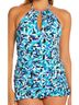 Catalina Floral Multi Color One Piece Swimsuit Size 1X - photo 1