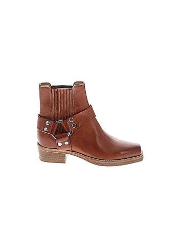 RE/DONE Short Cavalry Boots Ankle Boots (view 1)