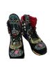 Irregular Choice Print Black Gold Sneakers Size EU 40 - photo 6