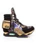 Irregular Choice Print Black Gold Sneakers Size EU 40 - photo 5