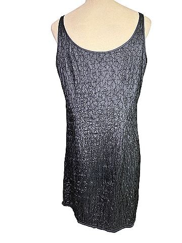 Eileen Fisher Scrumple Tussah Cocktail Dress (view 2)