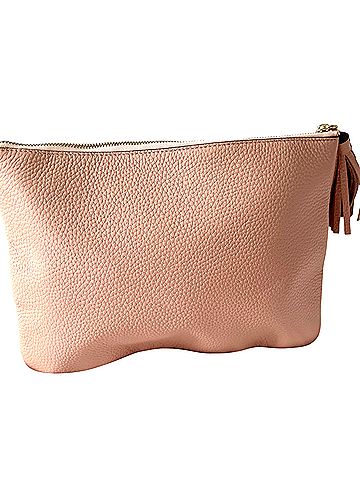 Kate Spade New York Pink Blush Leather Clutch (view 2)