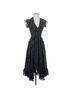Ulla Johnson 100% Silk 100% Polyester Floral Black Cocktail Dress Size 0 - photo 1