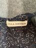 Ulla Johnson 100% Silk 100% Polyester Floral Black Cocktail Dress Size 0 - photo 7