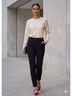 Sézane Black Casual Pants Size 38 waist - photo 4