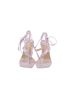 Stuart Weitzman 100% Suede Purple Heels Size 5 1/2 - photo 2