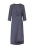 Hatch Polka Dots Multi Color Blue Casual Dress Size 1 - photo 1